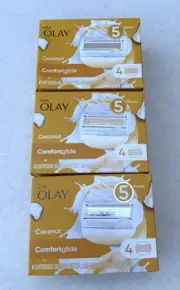 Gillette Venus ComfortGlide Razor Blade Refills, Coconut, 12 Count, 5 Blades NIB