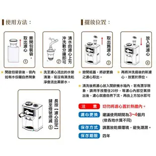 【晶工】開飲機專用4入袋裝濾心 CF-2524 (1包4顆)