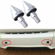 Silver Rear Bumper Protector Spikes Guard Protector FOR 2007~2015 Smart Fortwo (for: Smart)