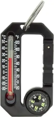 Sun Company Hikehitch 2 - Thermometer & Compass Carabiner