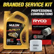 Ryco Oil Filter 5L APX5W20C5 Engine Oil Service Kit for Subaru Forester S3