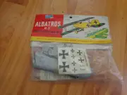 1/72 VINTAGE AIRFIX ALBATROS D V PLANE MODEL KIT #1393 BAGGED HEADER FIRST ISSUE