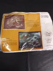 Vtg 1983 The Creative Circle Needlework Kit #0326 Sandpipers Persian Wool 12x16"