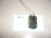The Walking Dead FOIL DOG TAG #1 RICK GRIMES (1 of 24)