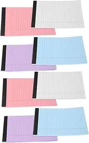 VILLFUL Office Memo Pad A5 Size 8 Sheets Paper Notepad Lined Paper Pad Memo Book Wide Ruled Notebook