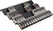 Metal Spice Rack Tray - 64 Jars Drawer Organizer for Kitchen Black