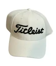 Titleist Golf Tour Mesh Fitted Golf Hat White Brand New Size L/XL