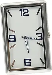 Car Self-Adhesive Clock Car Square Clock Analog Clock Watch for Dashboard Car Adhesive Tiny Clock Car Decoration Tiny Lock Car Clock Dashboard Mini Clock Dash Mini Stainless Steel