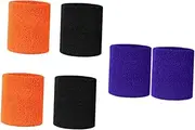 Ipetboom 6Pcs Breathable Wrist Bands for Sports Lightweight Elastic Wrist Straps for Cycling Basketball Tennis and Gym