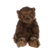 Charlie Bears Atlas Kids/Childrens Fluffy Cuddly Plush Soft Toy Brown 18m+