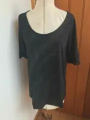 dorothy perkins black silver sparkly maternity top 10 bnwt