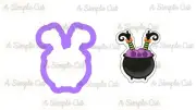 Witch Feet in Cauldron Cookie Cutter
