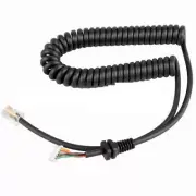 1M 6 pin ABS+Metal Microphone Cable Cord Wire For Yaesu MH-48A6J MH-42B6J c