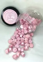 100 Count Frosty Ballerina Pink Sealing Wax Beads