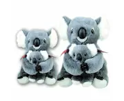 Koala With Baby Plush Stuffed Soft Toy Kids Gift Souvenir Australian Huggable AU - Koala with Baby Koala 25.5cm (10")