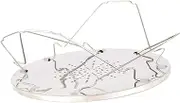 FELTECHELECTR Metal Round Rack Stainless Steel Toast Rack Practical Baking Tool Easy to Clean