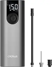 CYCPLUS Tire Inflator Portable Air Compressor, 150 PSI Cordless Air Pump with Digital LCD Screen Pressure Gauge, Electric Air Pump for Car, Motorcycle, Bicycle and Balls