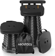 Folding Camping Stool, Square Collapsible Portable Stool,Collapsible Stool with