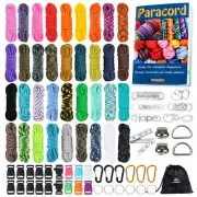 MONOBIN Paracord, 550 Paracord Combo Kit with Instruction Book B, 36 COLORS-B