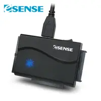 在飛比找PChome24h購物優惠-Esense K398 USB3.0 SATA/雙IDE 快