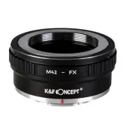 K&F Concept M42-FX Manual Lens Adapter for M42 Mount Lenses to Fujifilm X Camera