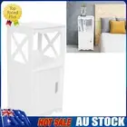 Elegant Bedside Table with Drawers & Shelf for Multi-Room Use