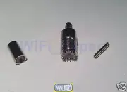 MINI UHF Female Straight Crimp RG58 RG142 RG400 LMR195 COAX Cable RF Connector