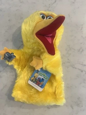 New Vintage Big Bird Hand Puppet Plush Applause Brand Sesame Street
