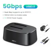 HDD Docking Station SATA to USB 3.0 Adapter for 2.5 3.5 SSD Disk Case HDD Box Do