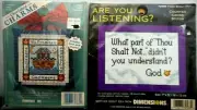 2 Dimensions Cross Stitch Kits Charms 72365 Thou Shalt Not 72588 Religious