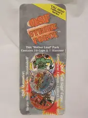 QSF STRIKE FORCE "Mother Load" Pack NIP 10 Caps & 1 Slammer pogs pog cap