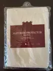 Plastic Mattress Protector Queen, Fitted Sheet Style Waterproof Vinyl Mattress