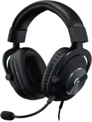Logitech G PRO X Gaming Headset Over Ear Wired Black for PC Gaming