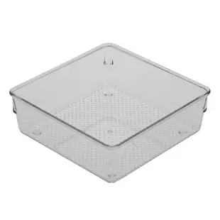 《VERSA》粒紋冰箱收納盒(方15.5cm) | 冰箱收納盒 蔬果收納盒 分層分格