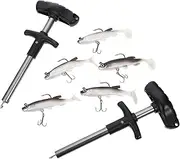 BESPORTBLE 7pcs Fishing Hook Remover Tool with Ergonomic Handle Vivid Artificial for Easy Fish Hook Removal for Beach Lake River Boat and Sea Fishing