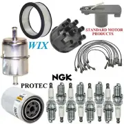 Tune Up Kit Filters Cap Wire Spark Plugs For DODGE W100 PICKUP V8 5.9L 1972-1974