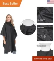 Durable Salon Cape for Hair Stylists - Static-Free Nylon Fabric, Easy to Clean