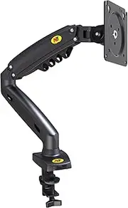 PC Monitor Stand, Ergonomic Gas Spring Articulated Arm, 17-30 Inches, VESA 75mm and 100mm, 360° Rotatable