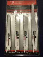 10X RECIPROCATING SAW BLADE SET AEG MILWAUKEE BOCH DEWALT OZITO B&D MAKITA HILT