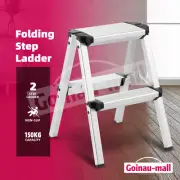 Foldable Step Stool Portable Folding Ladder Platform Stair Household Lightweight