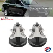 2 Pack Spindle Assembly W/Pulley Bolt 918-06991 618-06991 Fits For Troy Bilt MTD
