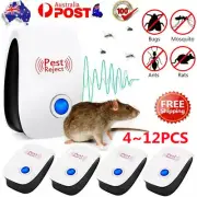 12PCS Ultrasonic Electronic Mouse Pest Reject Cockroach Repeller Insect Killer