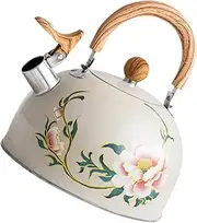 FONDOTIN Camping Water Kettle Whistling Kettle for Stovetop Induction Cooker Efficient Boiling Pot for and Daily Use