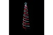 Double Spiral Tree 2.1m Red White