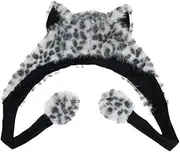 [Stxdynjy] Snow Leopard Hat, Portable Ear Protection, for Festivals, Outdoor, Road Travel