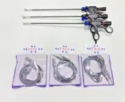 3Set - Laparoscopic Bipolar Fenestrated 5mm With Cable Reusable Free Shipping