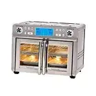 Dual Zone 360 Air Fryer Oven Combo with French Door, 25 QT Extra Large Family