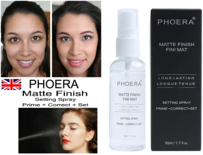 PHOERA SETTING SPRAY MATTE FINISH PRIMER FACE FOUNDATION BASE FIXER MAKEUP UK