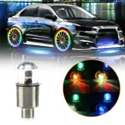 4x Colorful Car Wheel Tire Tyre Air Valve Stem LED Light Caps Cover Accessories (for: Honda)