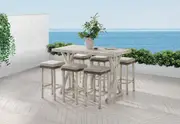 MIAMI 7 Piece Outdoor Bar Setting.